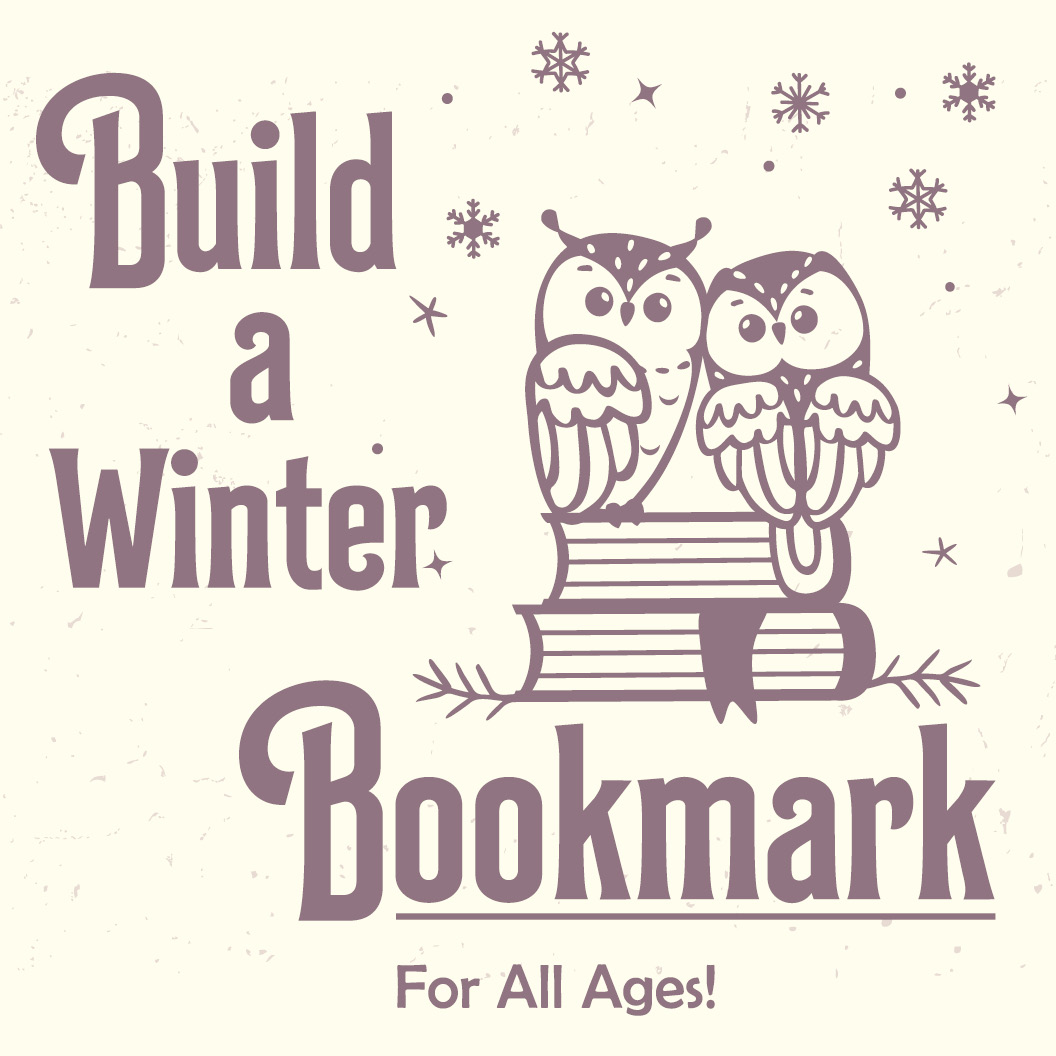 build a winter bookmark
