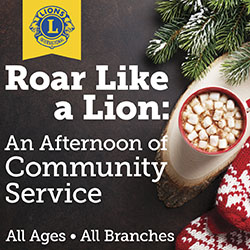 roar like a lion - an afternoon of community service