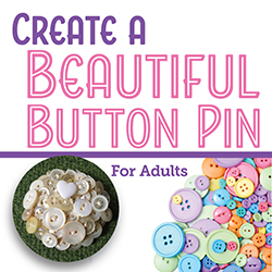 Create a Beautiful Button Pin 