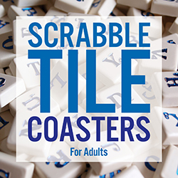 Scrabble Tile Coasters