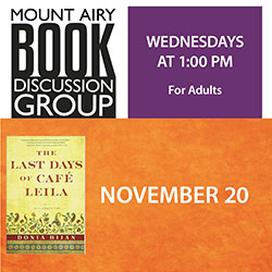 Mount Airy Book Discussion Group: The Last Days of Café Leila 