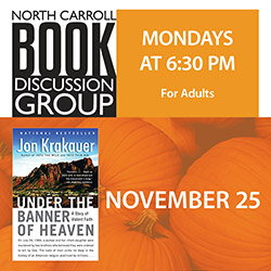 North Carroll Book Discussion Group: Under the Banner of Heaven