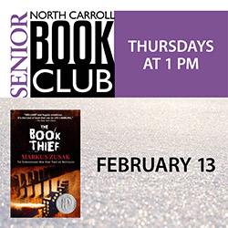 North Carroll Senior Center Thursday Book Club: The Book Thief