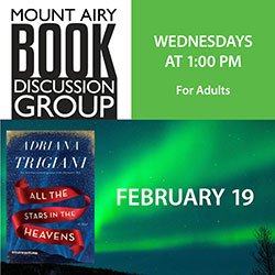Mount Airy Book Discussion Group: All the Stars in the Heavens