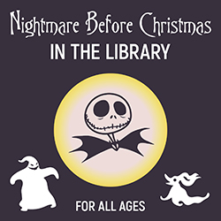 Nightmare Before Christmas in the Library