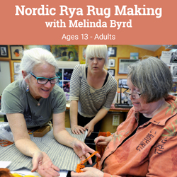 Nordic Rya Rug Making with Melinda Byrd