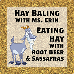 Hay Baling with Ms. Erin, Eating Hay with Root Beer and Sassafras