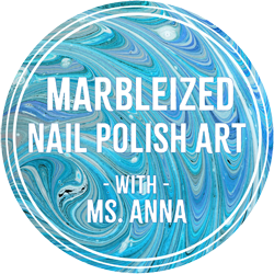 Marbleized Nail Polish Art