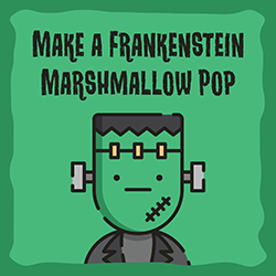 Make a Frankenstein Marshmallow Pop