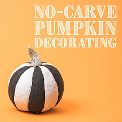 No-Carve Pumpkin Decorating