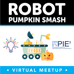 Robot Pumpkin Smash Virtual Meetup