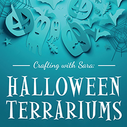 Crafting with Sara: Halloween Terrariums