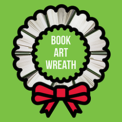 Book Art Wreath