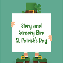 Story and Sensory Bin: St. Patrick's Day
