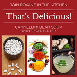 That's Delicious! Cannellini Bean Soup with Spiced Butter