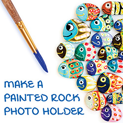  Make a Painted Rock Photo Holder