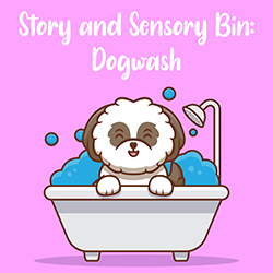 Story and Sensory Bin: Dogwash