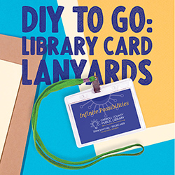 Image of library card in a lanyard