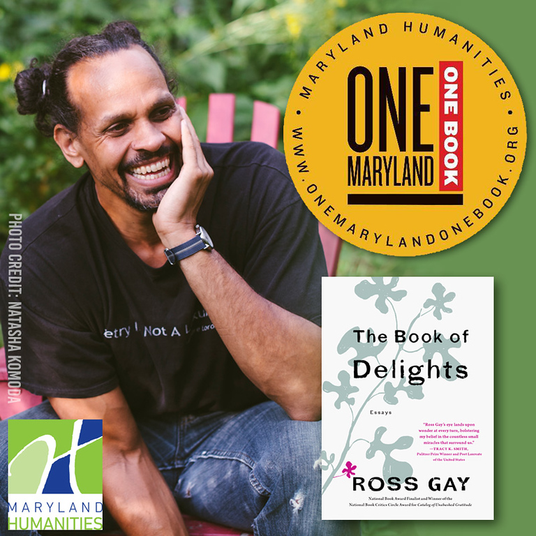 One Maryland One Book Virtual Author Tour with Ross Gay Carroll