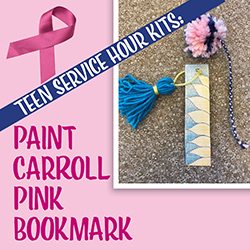 Sample of Paint Carroll Pink Bookmarks