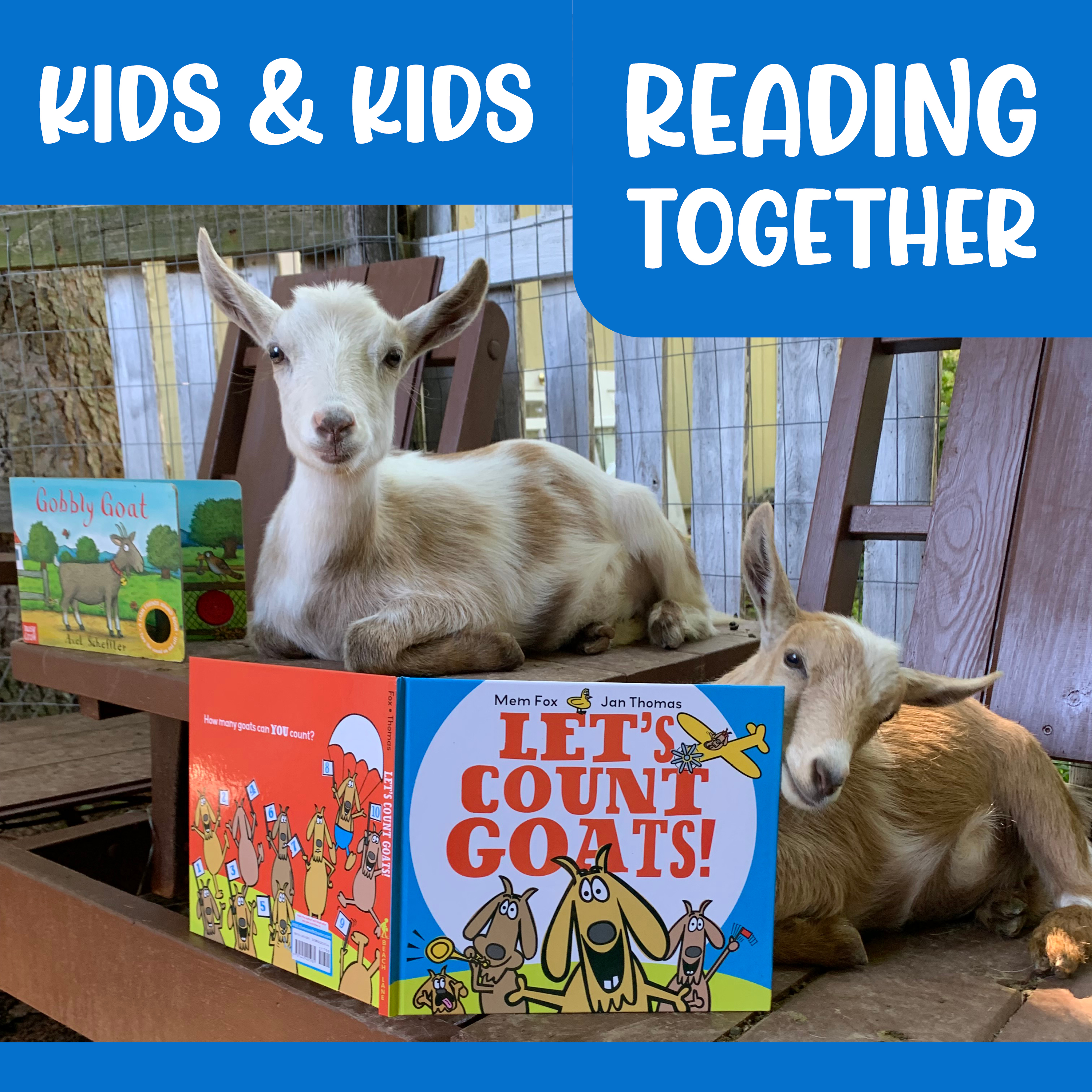 Kids & Kids Reading Together