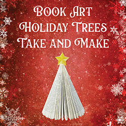 Book Art Holiday Trees Take and Make