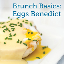 A plate of Eggs Benedict