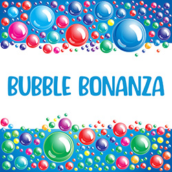 multiple colors of bubbles