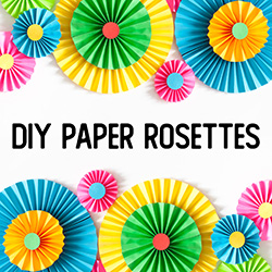 DIY Paper Rosettes