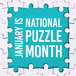 January Is National Puzzle Month