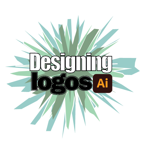 Design with text and Illustrator Logo