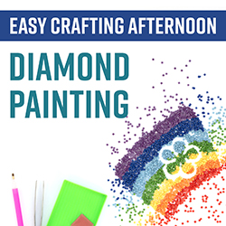 colorful diamond painting supplies