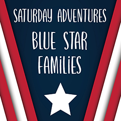 white text on a dark blue background with red and white stripes and a white star