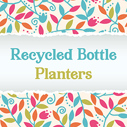 Recycled Bottle Planters