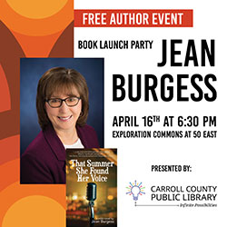 Jean Burgess and book cover