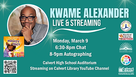 Kwame Alexander LIVE in Calvert!