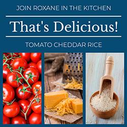 That's Delicious! Tomato Cheddar Rice