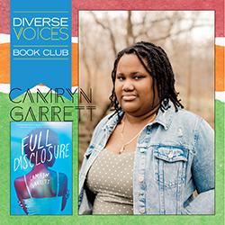 Image of Camryn Garrett and cover of Full Disclosure