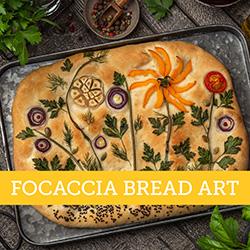 Focaccia Bread Art