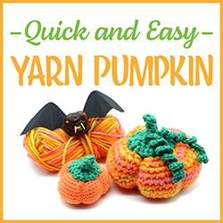 Quick and Easy Yarn Pumpkin