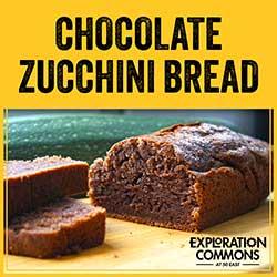 chocolate zucchini bread loaf