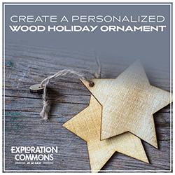 Wood Holiday Ornament