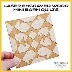Laser Engraved Wood Barn Quilts