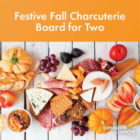 Festive Fall Charcuterie Board for Two