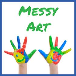 happy faces on painted hands