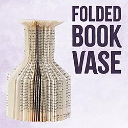 Folded Book Vase