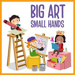 an illustration of kids doing crafts