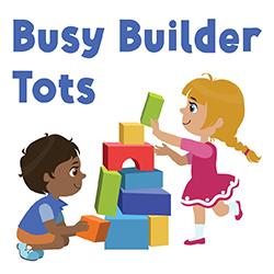 an illustration of kids playing with blocks