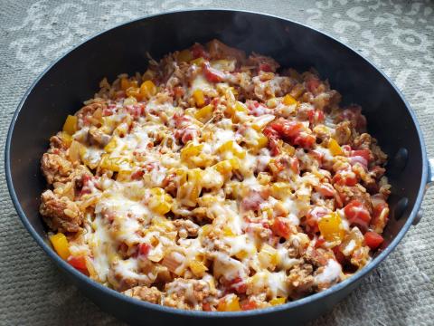 Unstuffed Pepper Skillet