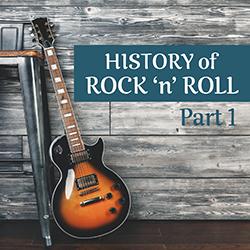 Les Paul style sunburst electric guitar leaning against a grey metal barstool in front of a grey wall.